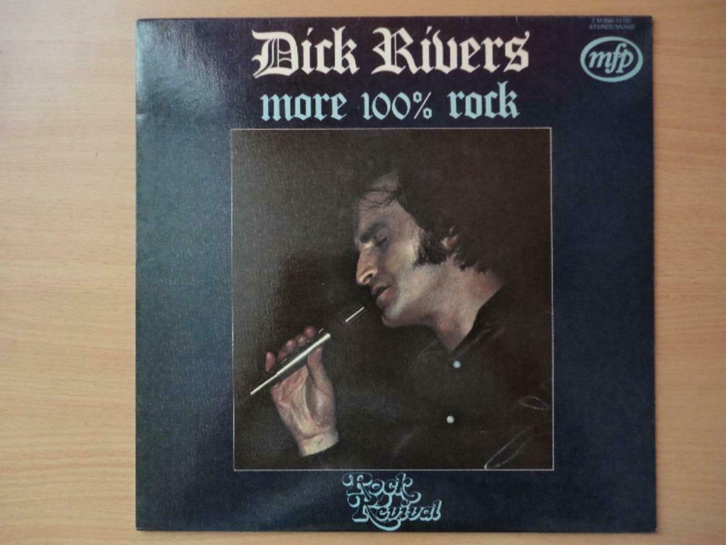 Dick Rivers LP more 100% rock - dick rivers – vinyl lp, CD & DVD, Enlèvement ou Envoi, Rock and Roll