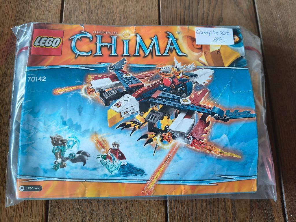 Lego Chima 70142 Le planeur Aigle de feu d'Eris, Enlèvement ou Envoi, Utilisé, Lego