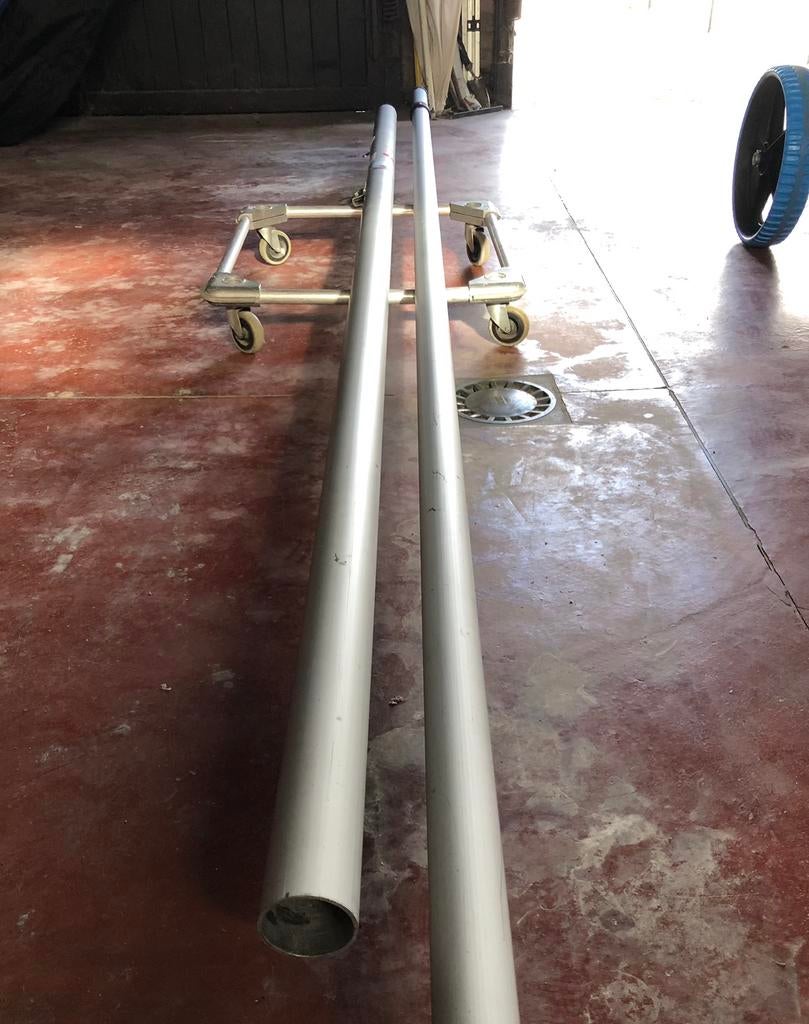 Mât supérieur et inférieur en aluminium légal Laser ILCA 7, Laser, Enlèvement, Utilisé, 3 à 6 mètres