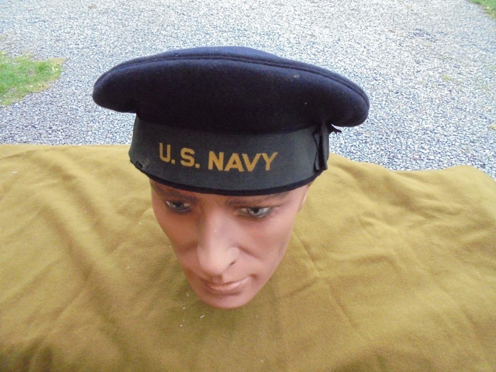 bachi,duck hat  bob .kepi de l us navy ww2, Collections, Enlèvement ou Envoi, Marine