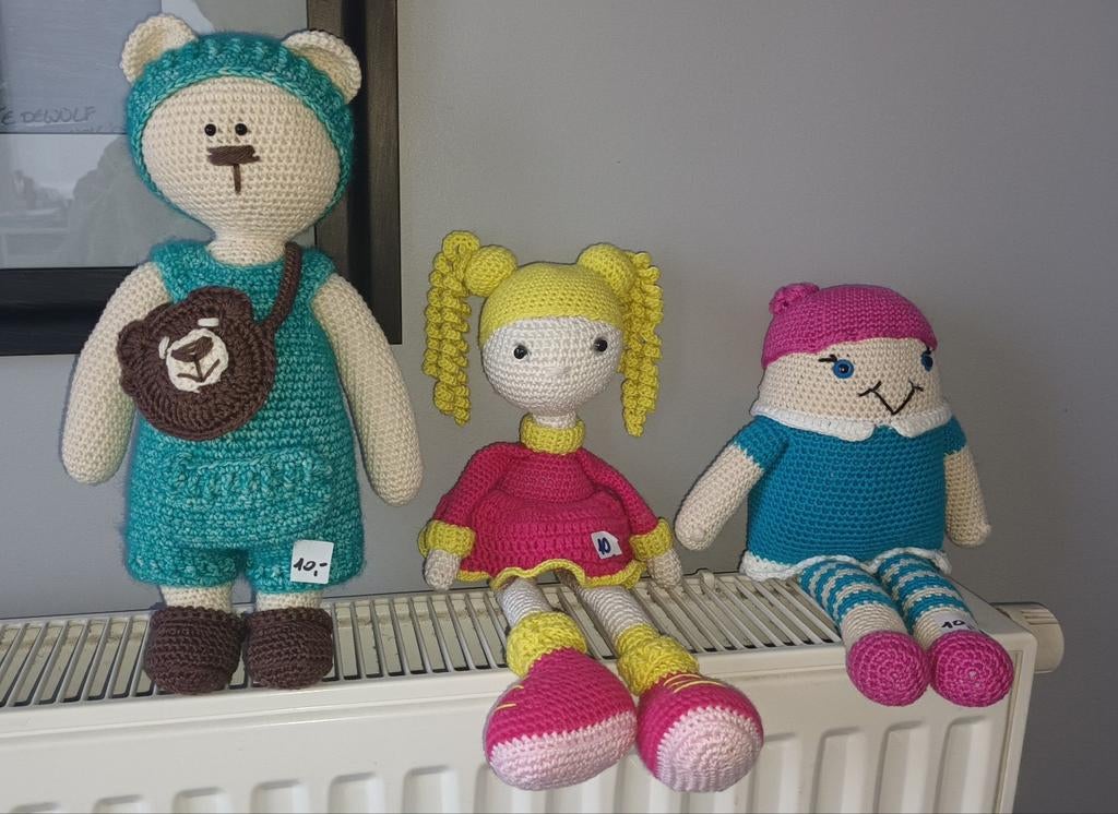 Gehaakte poppetjes, knuffels., Hobby en Vrije tijd, Ophalen of Verzenden, Nieuw, Haken, Overige typen