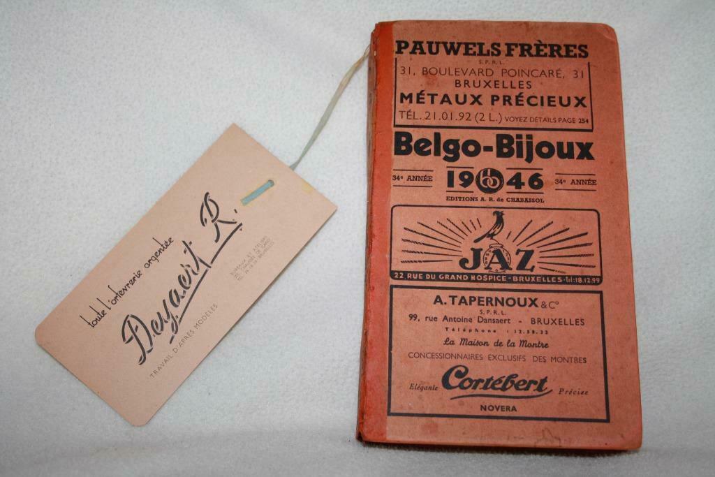 Belgo-bijoux 1946 (34e édition) publié par les Editions A.R., Enlèvement ou Envoi, Utilisé, Mode en général