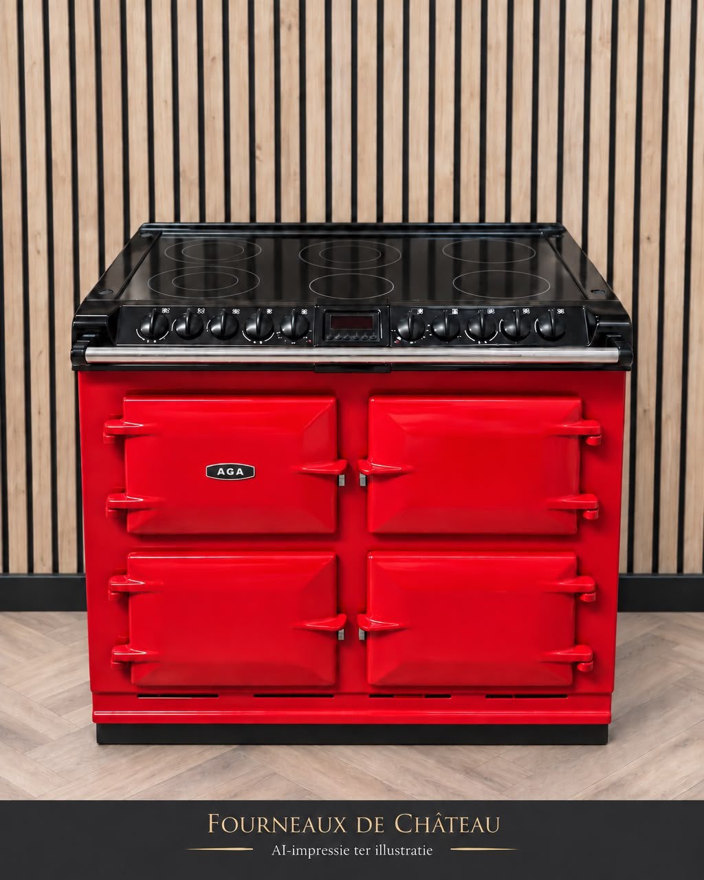 AGA Six Four Keramisch 100cm Ferrari Rood