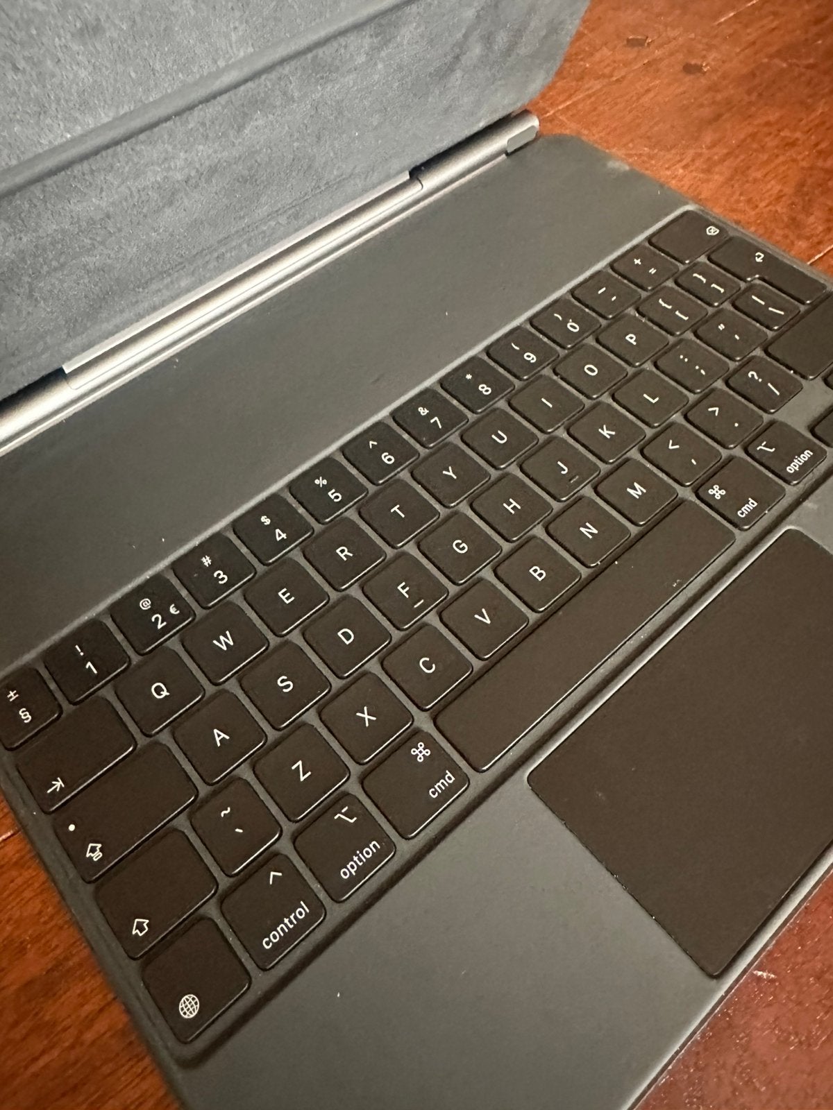 Apple magic keyboard voor ipad pro 12,9 inch, Ophalen of Verzenden, Zo goed als nieuw, Apple pro 12,9 inch, Bescherming voor- en achterkant