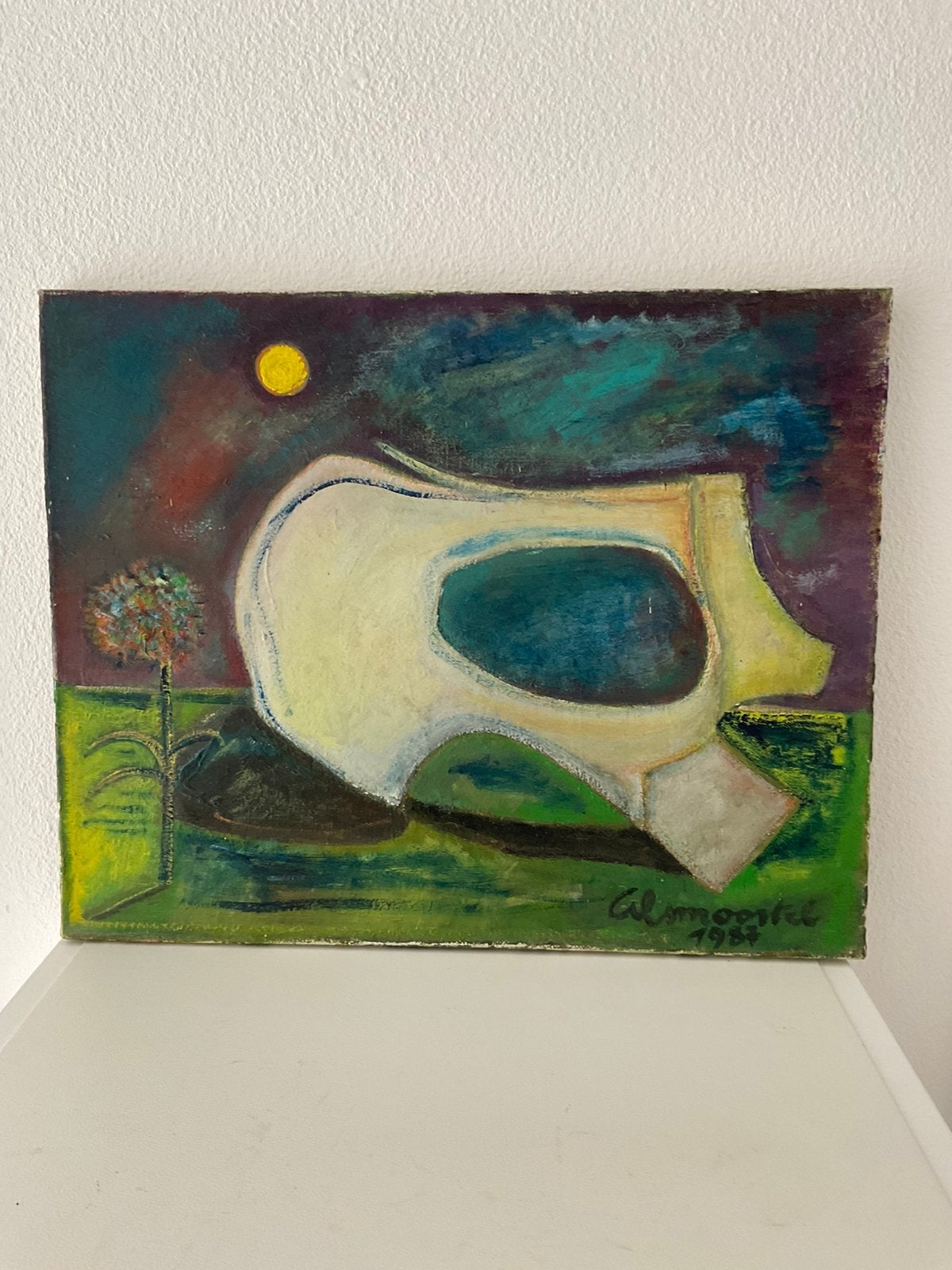 Peinture abstraite, Antiquités & Art, Enlèvement ou Envoi