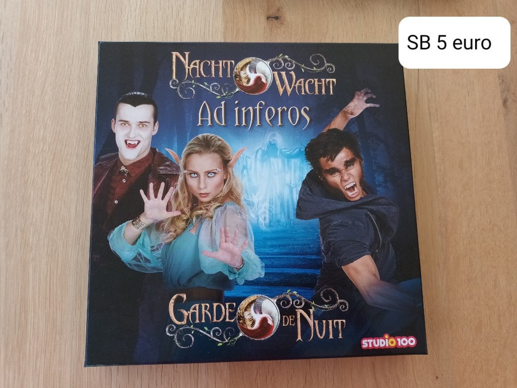 Nachtwacht spel - ad inferos, Hobby en Vrije tijd, Ophalen, Zo goed als nieuw, Studio 100