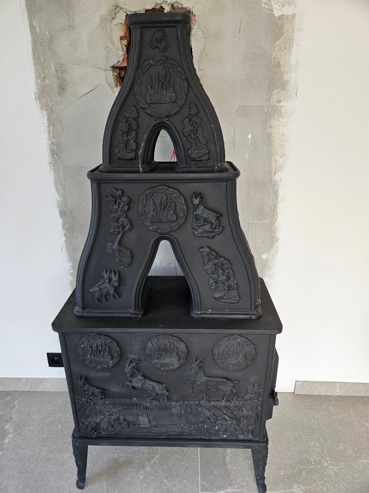 poêle à bois Dovre CB300 noir, Huis en Inrichting, Kachels, Ophalen, Hout, Houtkachel