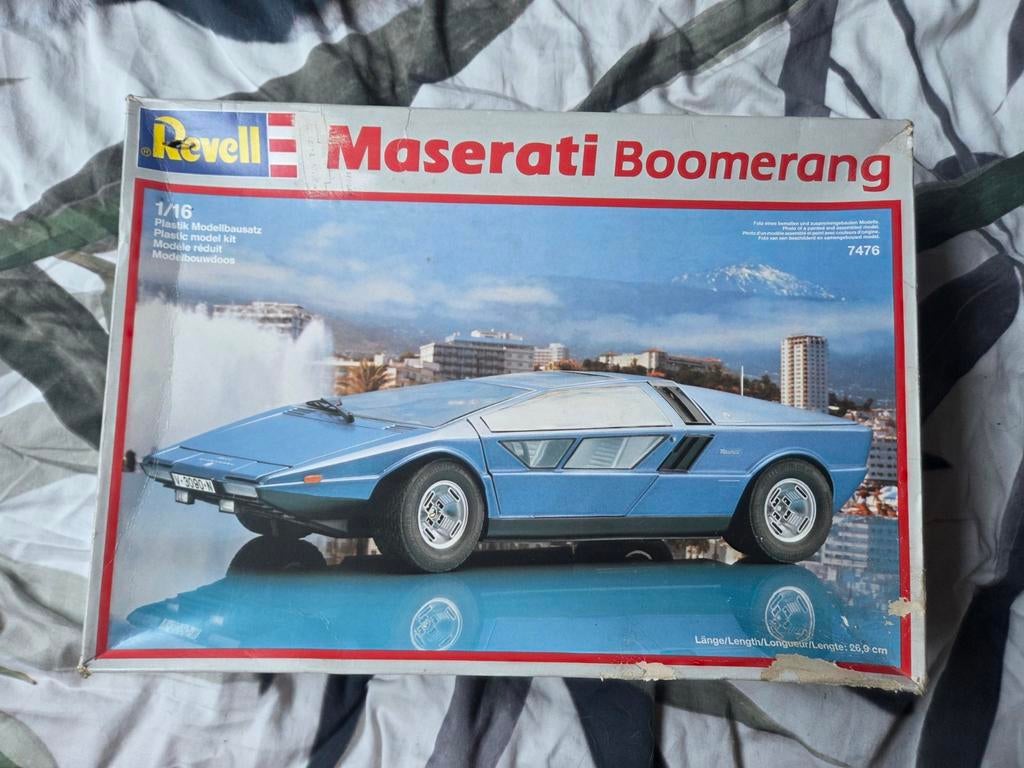 Maserati Boomerang (Revell), Gebruikt, Auto, Revell, Groter dan 1:32