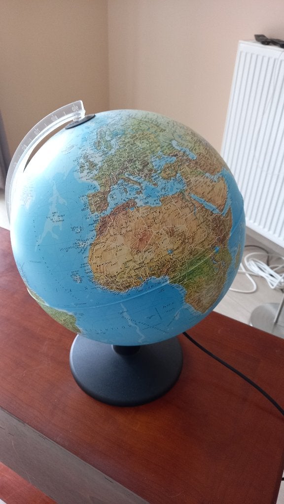 Mappemonde avec éclairage, Enlèvement, Comme neuf, Autres types