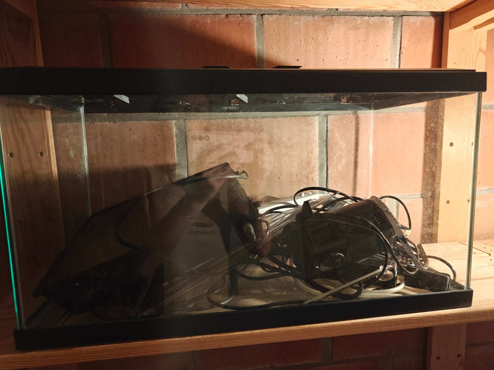 Aquarium avec accessoires, Enlèvement