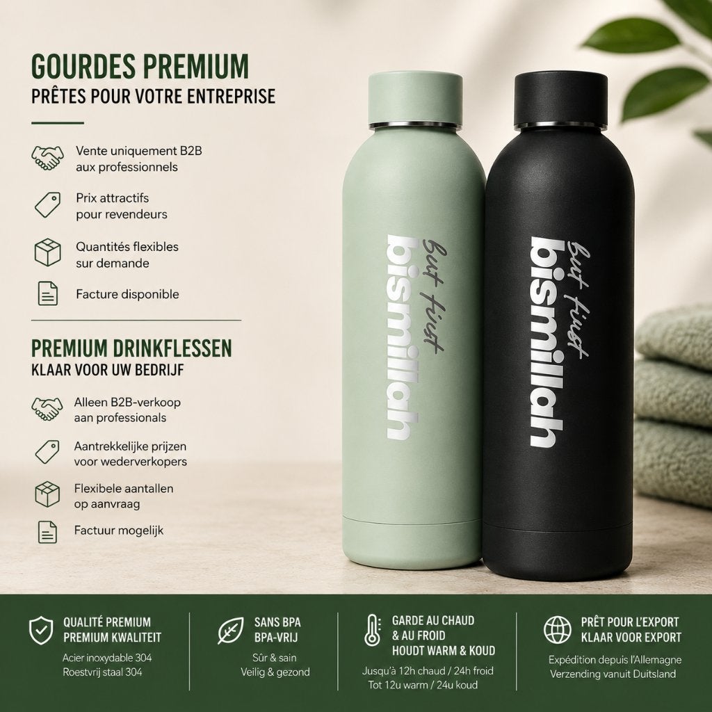 150x Premium Drinkflessen 500 ml – B2B Groothandel, Sport en Fitness, Drinkbussen, Ophalen of Verzenden, Nieuw