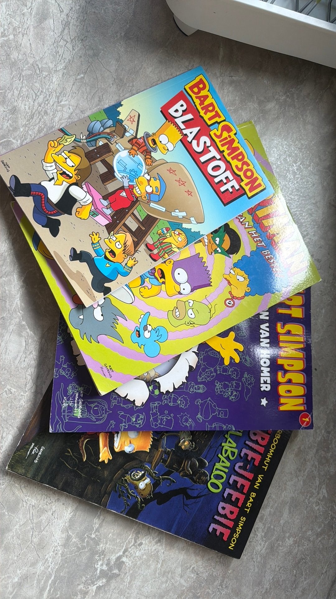 The simpsons special edition strip(vier exemplaren), Boeken, Ophalen, Zo goed als nieuw