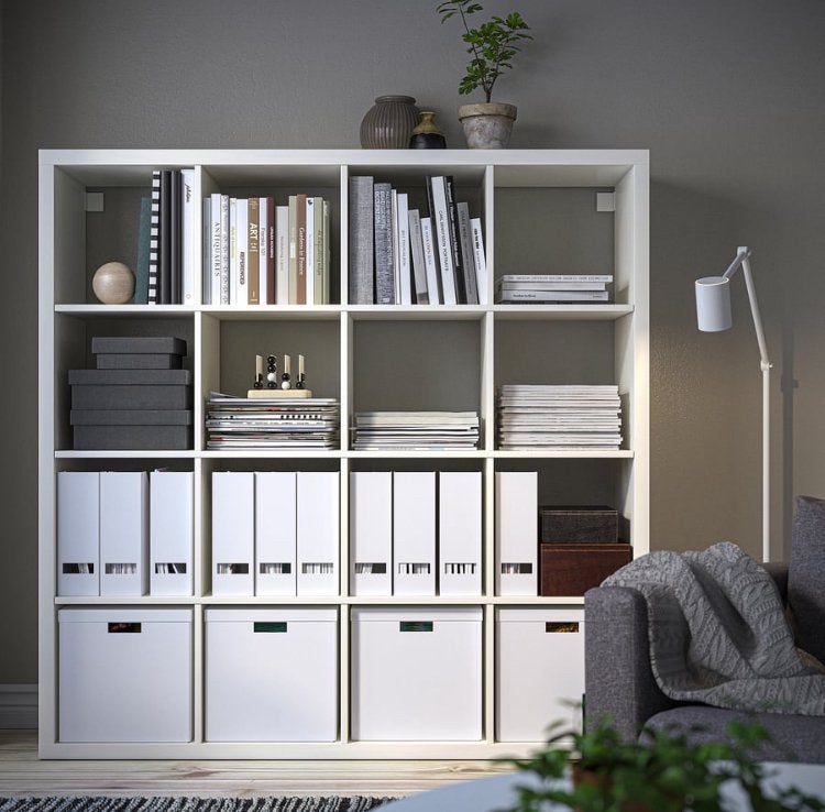 Opbergkast Kallax ikea 2 stuks, Maison & Meubles, Armoires | Bibliothèques, 25 à 50 cm, Avec tablette(s), 100 à 150 cm, Utilisé