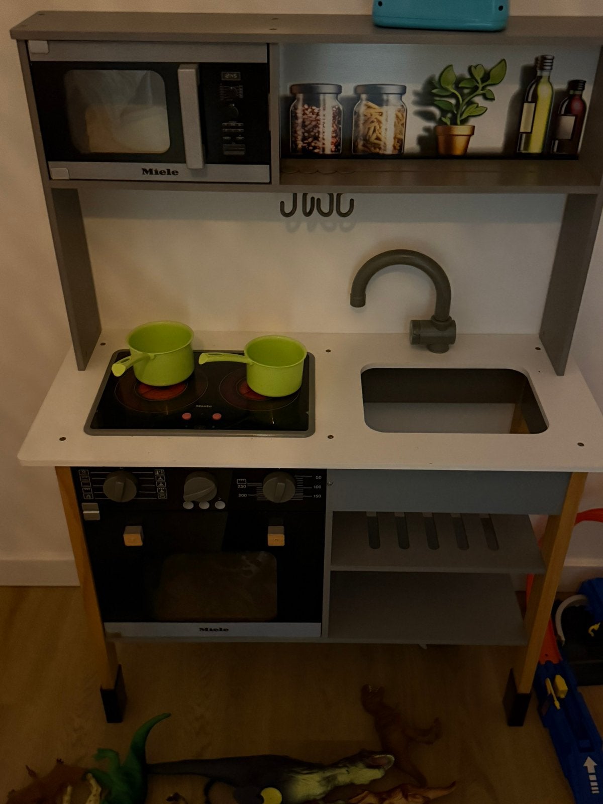 Speelkeukentje Miele met toebehoren, Ophalen, Gebruikt, Hout, Speelkeuken