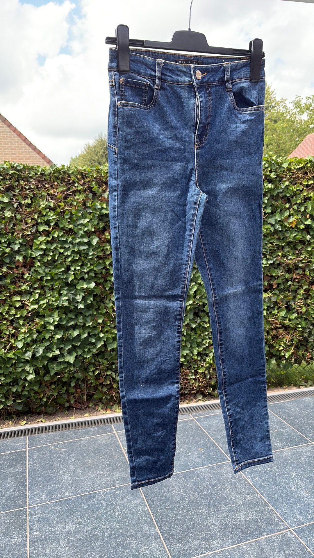 Skinny jeans - Lola & Lisa, Enlèvement, Comme neuf, Bleu