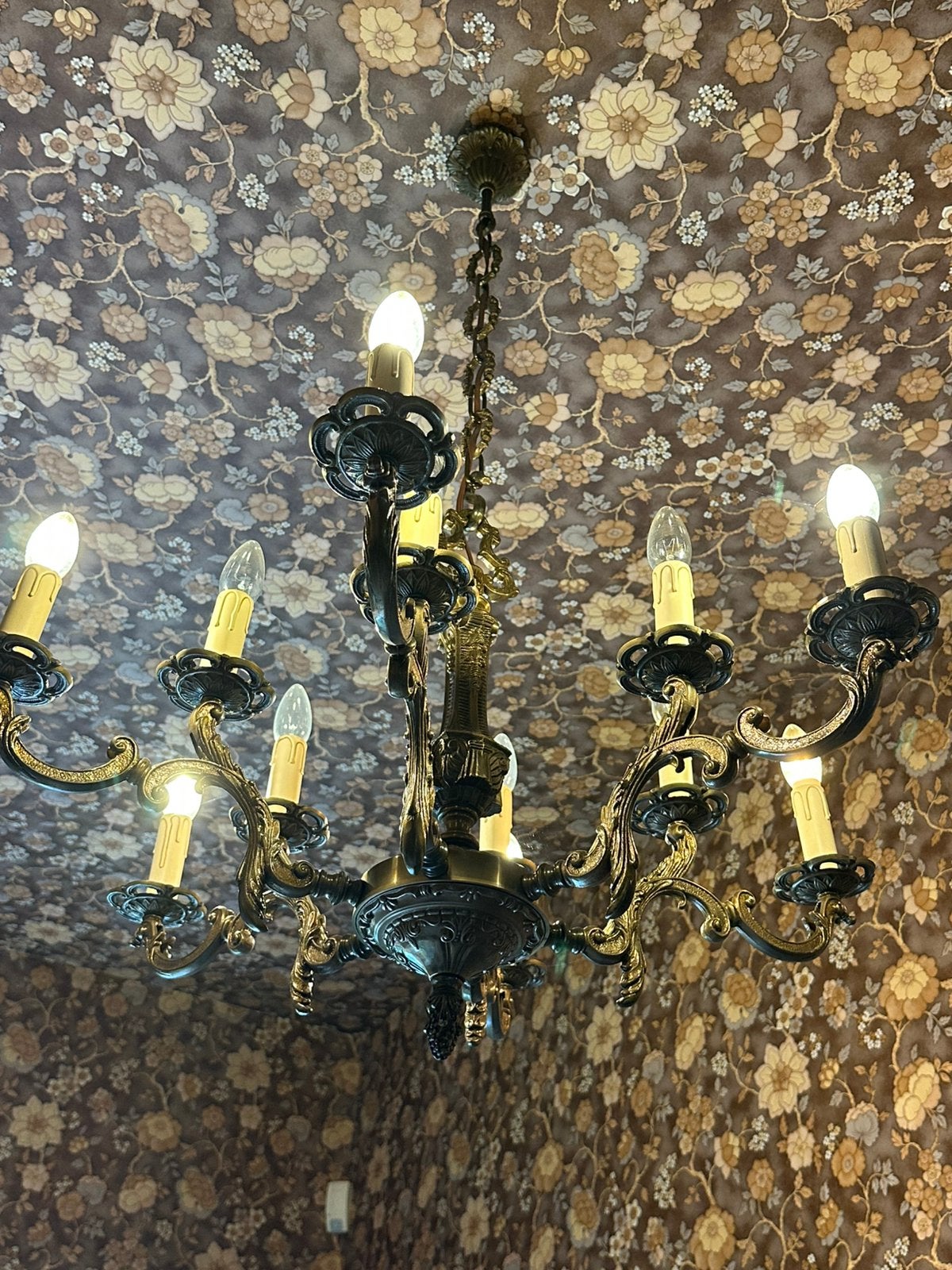 Lustre ancien à 6 branches, Ophalen, Zo goed als nieuw