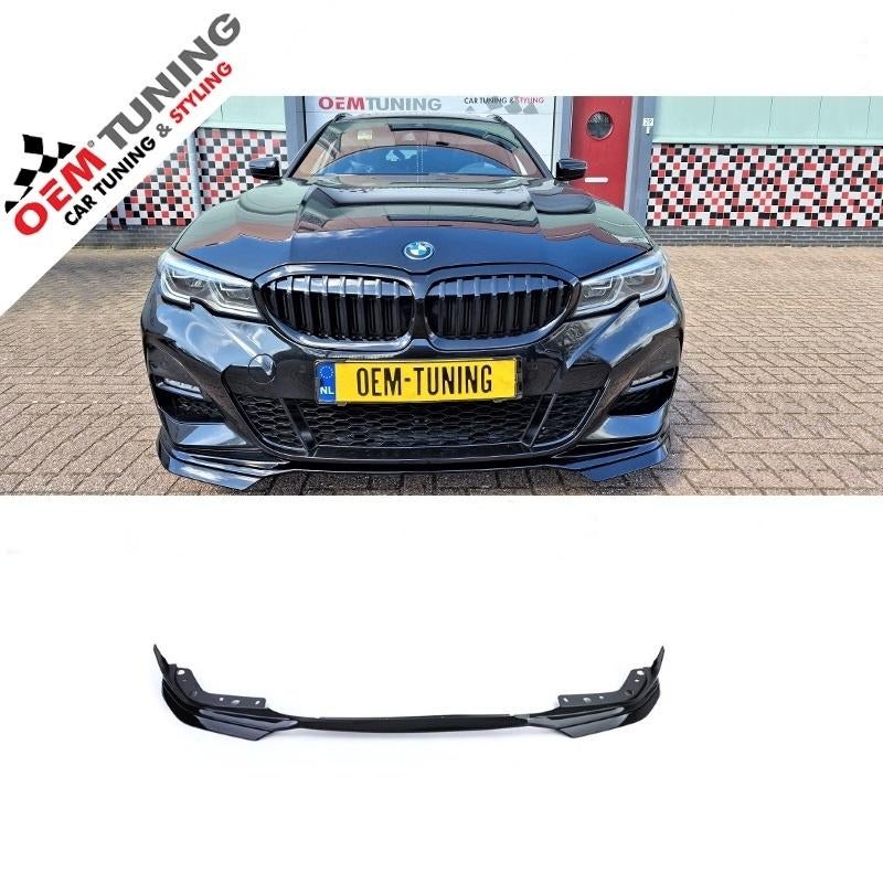 M‑Performance Style Frontspoiler G20/G21 19‑22 Zwart, Voor, Nieuw, Ophalen of Verzenden, Bumper