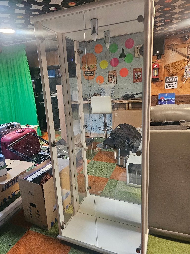 Vitrine, Enlèvement, Utilisé, Verre