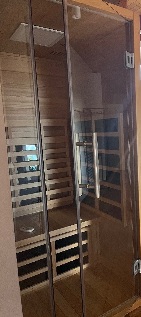 Infrarood sauna X-Trend, Sport en Fitness, Sauna, Ophalen, Zo goed als nieuw, Infrarood, Complete sauna