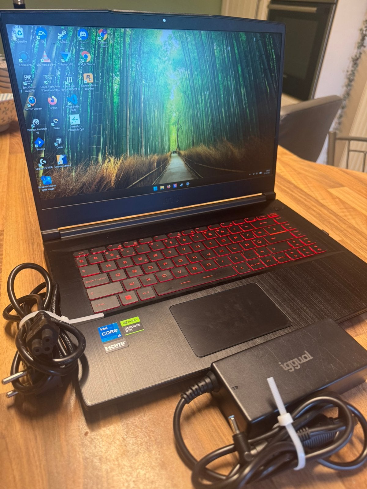 MSI GF63 gaming-pc — i5 12th/RTX 4050/16 GB/512 SSD, Ophalen, Zo goed als nieuw, Gaming, Azerty