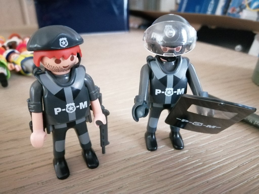 playmobil 2 poppetjes PM, Enlèvement ou Envoi, Comme neuf, Kit complet, Figurines