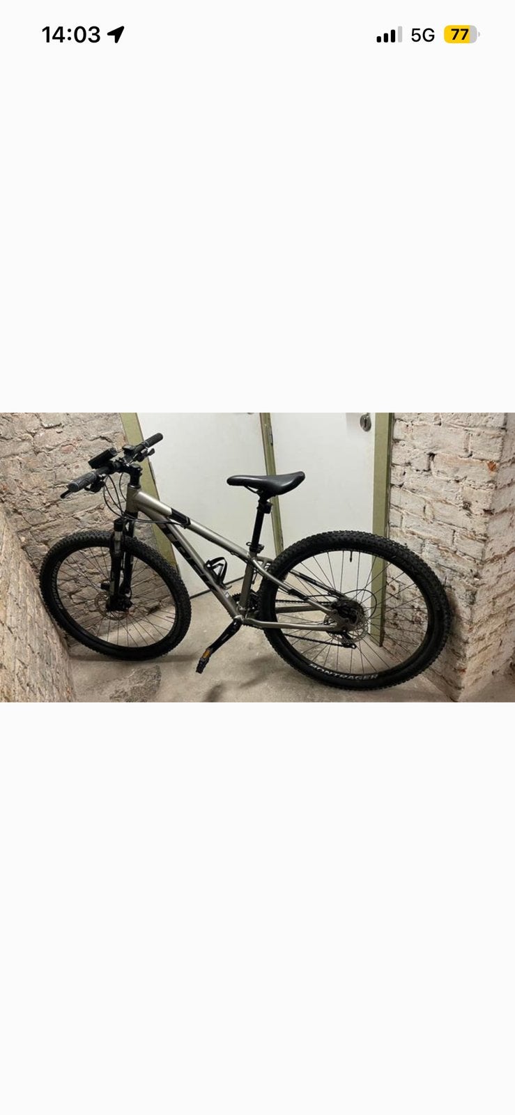 Trek Mountainbike Fiets Grey (27.5 x 2.20), Ophalen, Zo goed als nieuw, 24 inch of meer