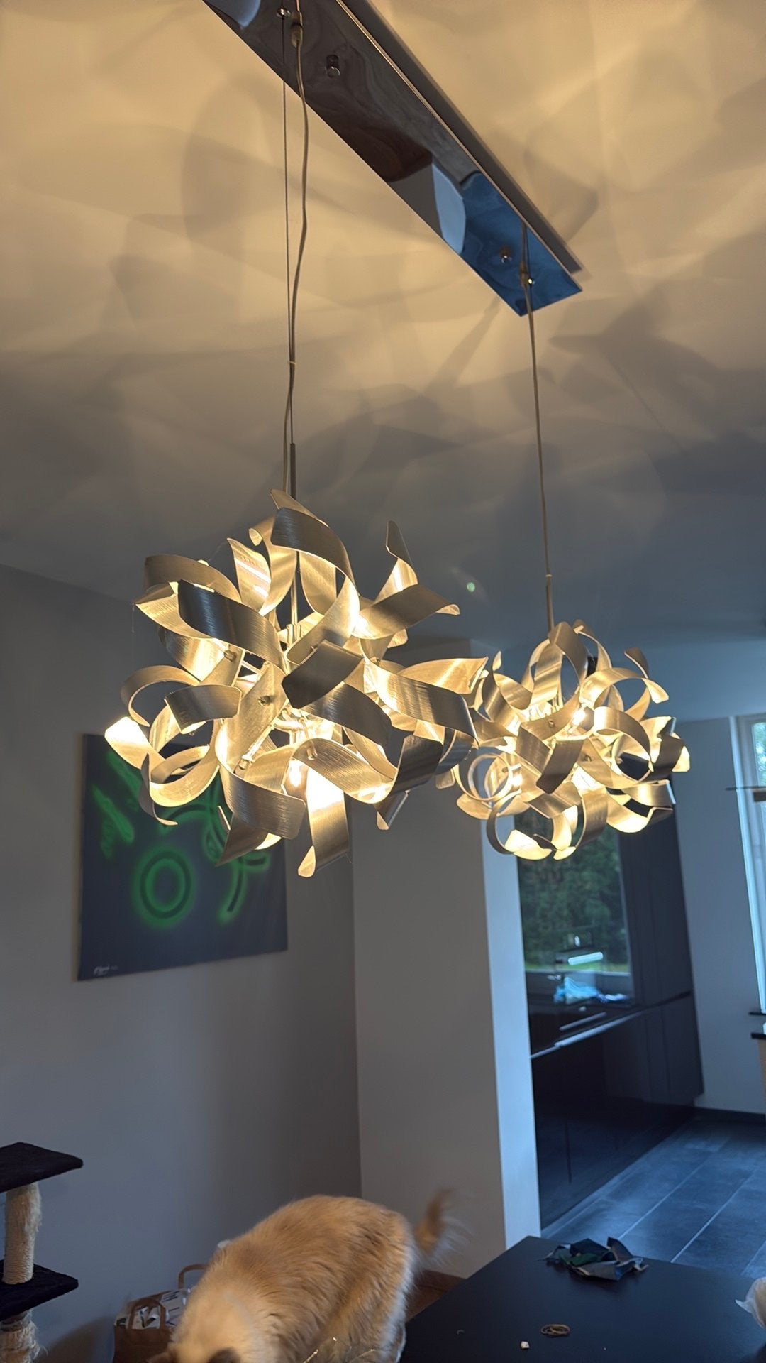 Mooie design hanglamp – €235, Huis en Inrichting, Ophalen, Zo goed als nieuw
