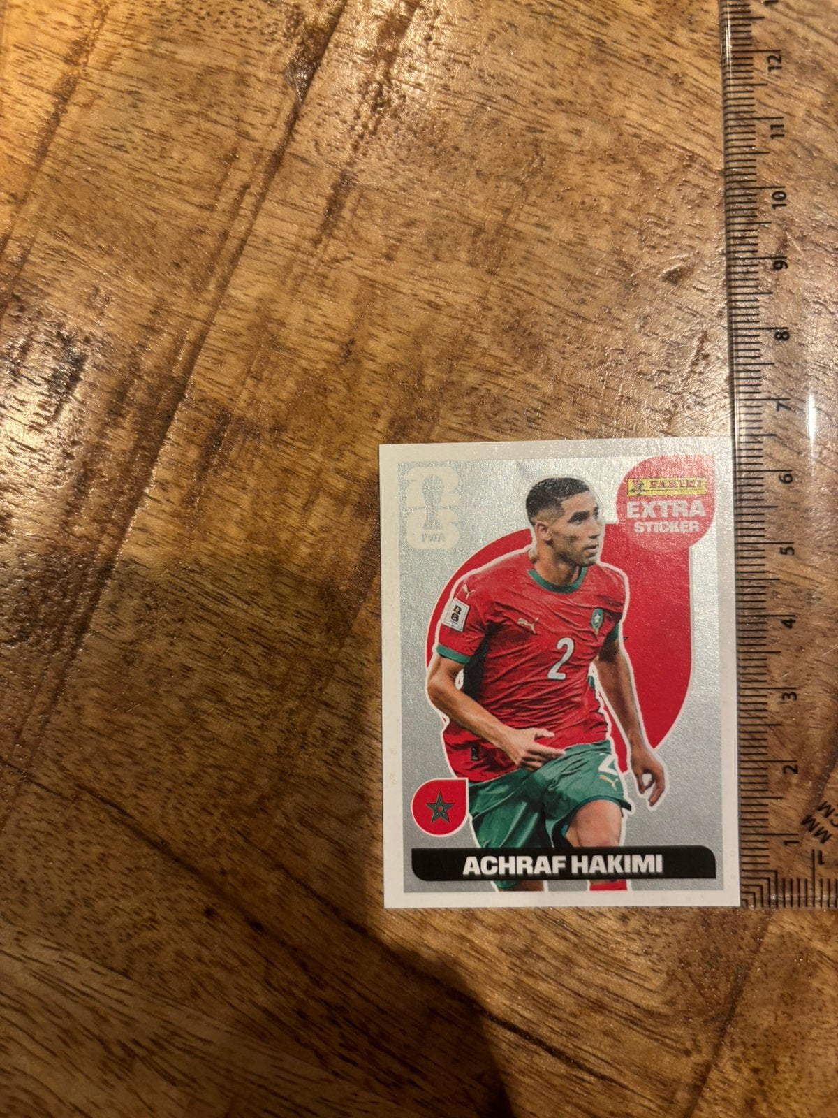 Panini extra sticker - Zilver Achraf Hakimi, Ophalen of Verzenden