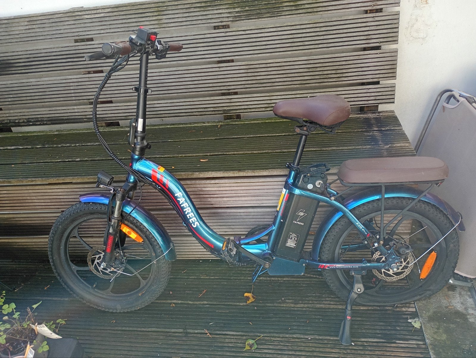 Vélo électrique pliable à pneus surdimensionnés Fafrees F20+, Enlèvement, Utilisé, Autres marques
