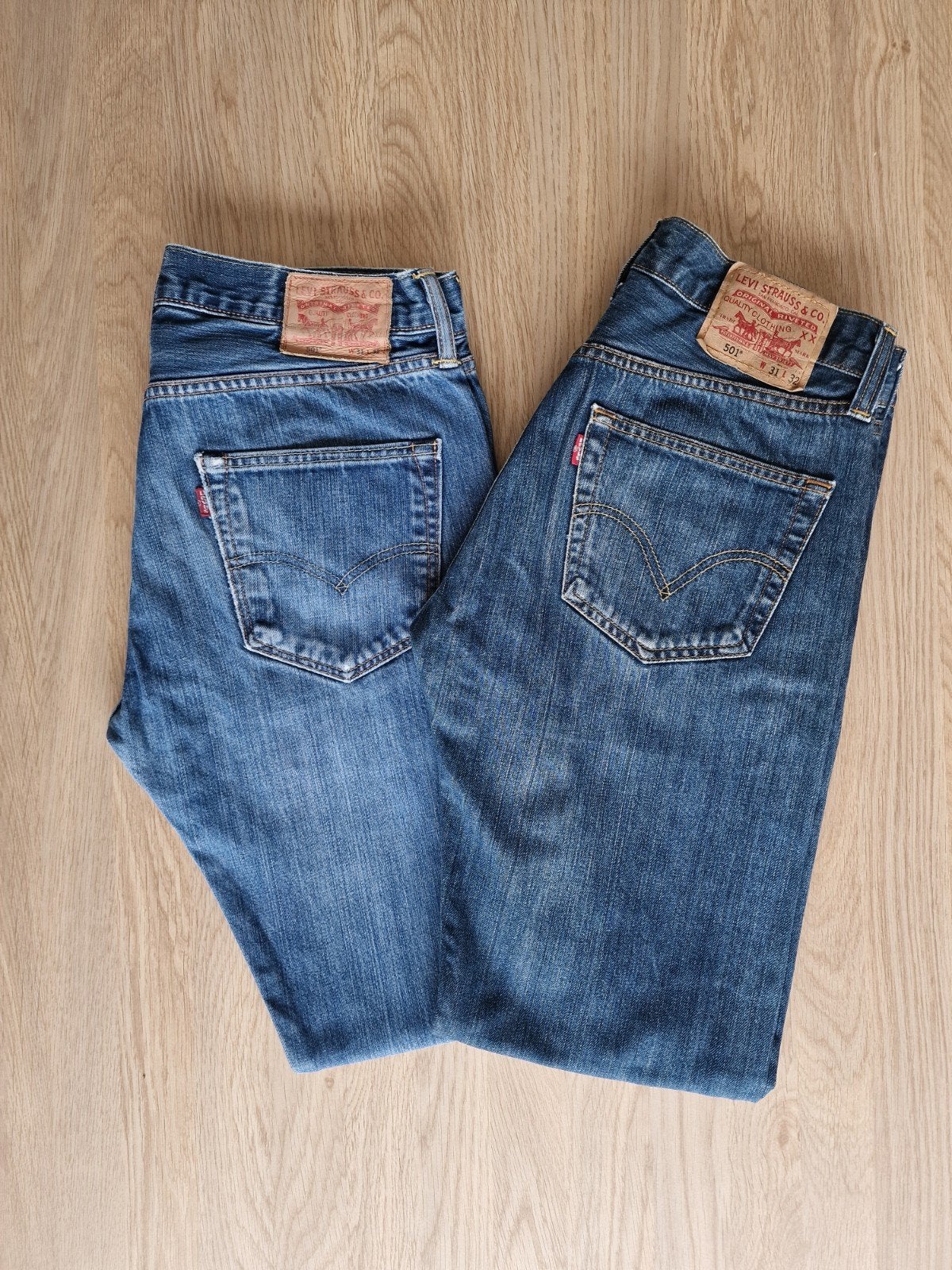 Lot 2 Jeans Levi's 501 Original W31 L32  100% Coton, Vêtements | Hommes, Jeans, Enlèvement ou Envoi, Bleu, Levi’s