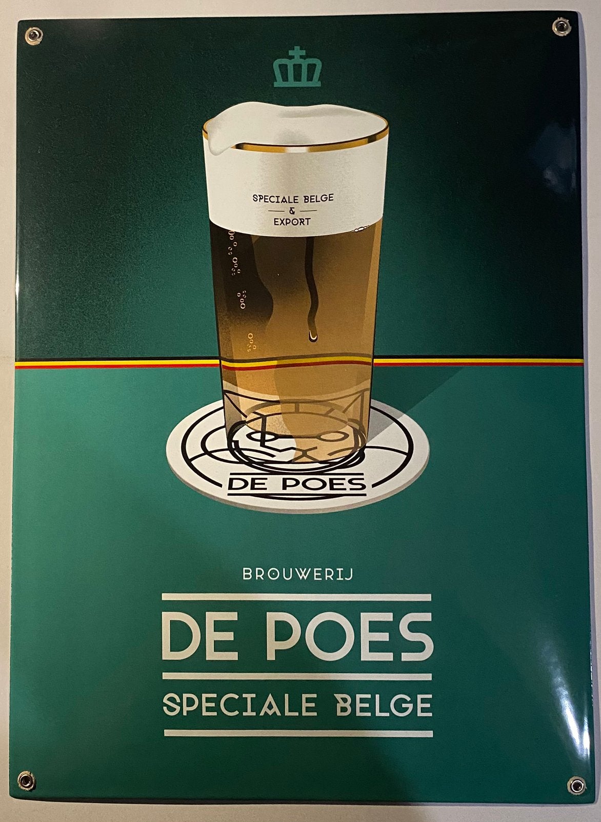 Emaille De Poes, Ophalen of Verzenden, Zo goed als nieuw