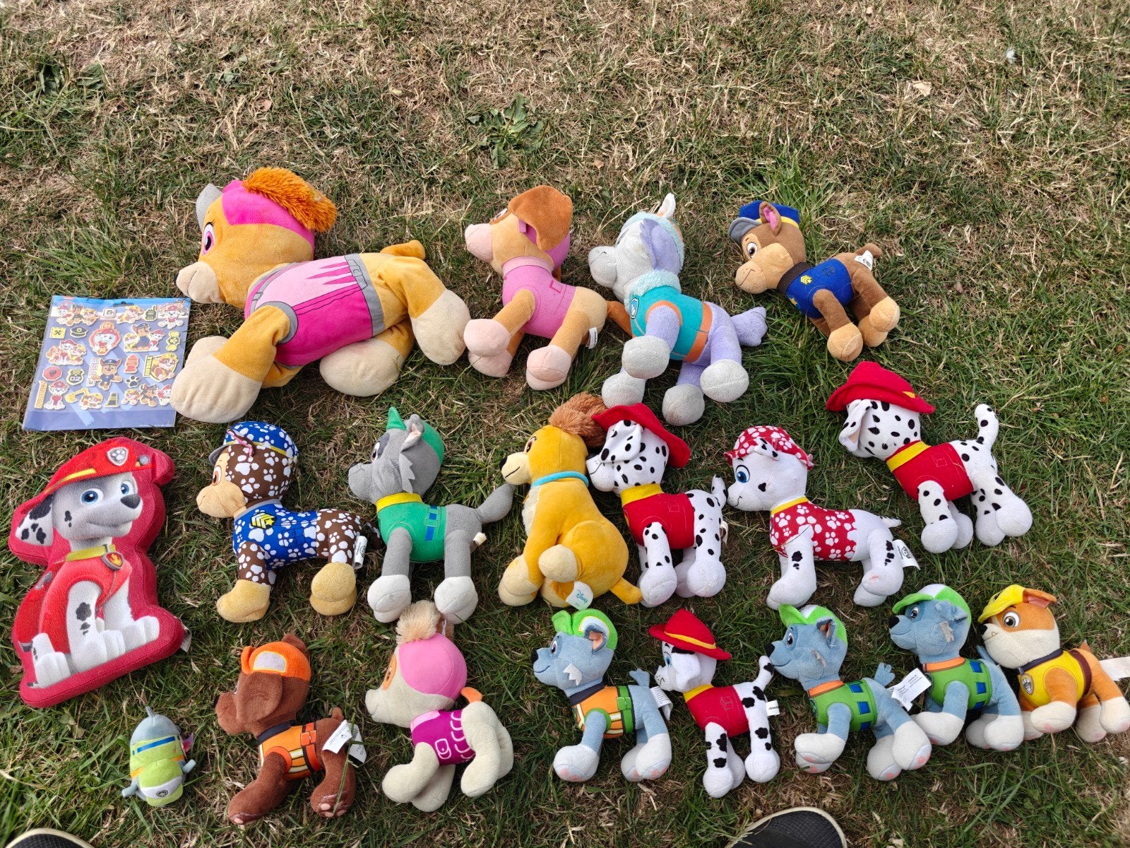 Lot paw patrols knuffels, Ophalen