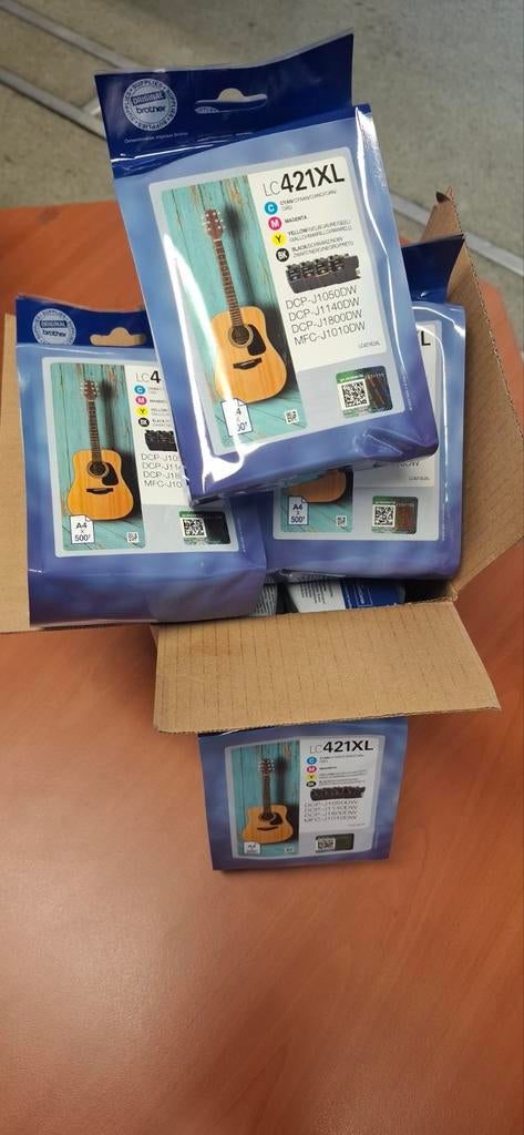 Inktcartridges Brother LC-421XL (9st-35€/st), Ophalen, Nieuw, Cartridge, Brother