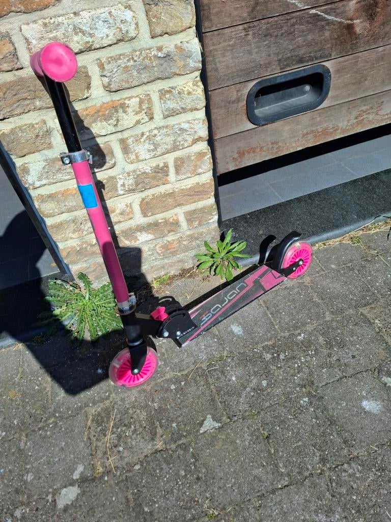 Step kindje roze lichtgevende wielen, Fietsen en Brommers, Ophalen