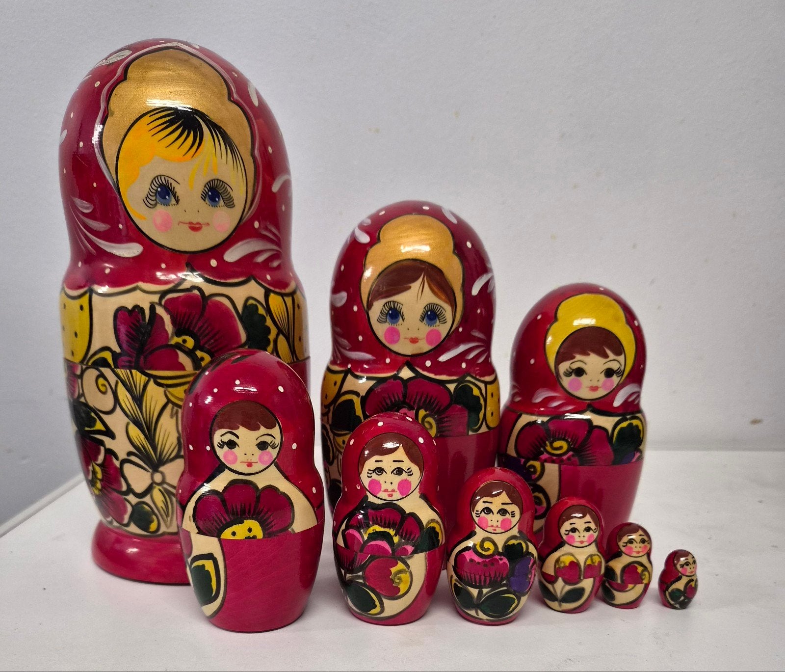 9 delig Matroesjkas poppetjes, Verzamelen, Ophalen
