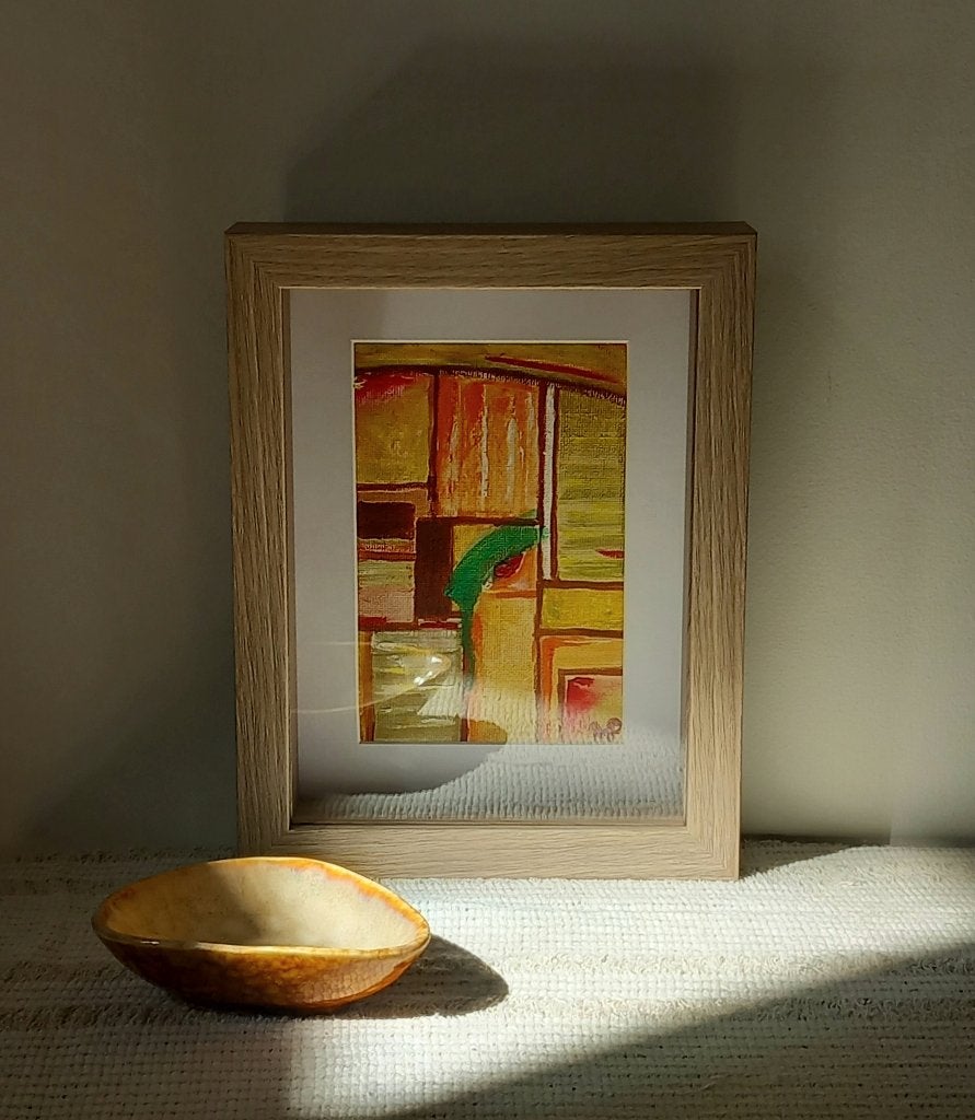 Simplicity. Schilderijtje in olieverf, 10x15 cm, Antiek en Kunst, Kunst | Schilderijen | Modern, Verzenden, Gesigneerd, Olieverf