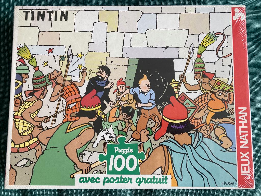Puzzle Tintin 100p - série le Temple du soleil - 5€, Enfants & Bébés, Enlèvement ou Envoi, Plus de 50 pièces, Neuf