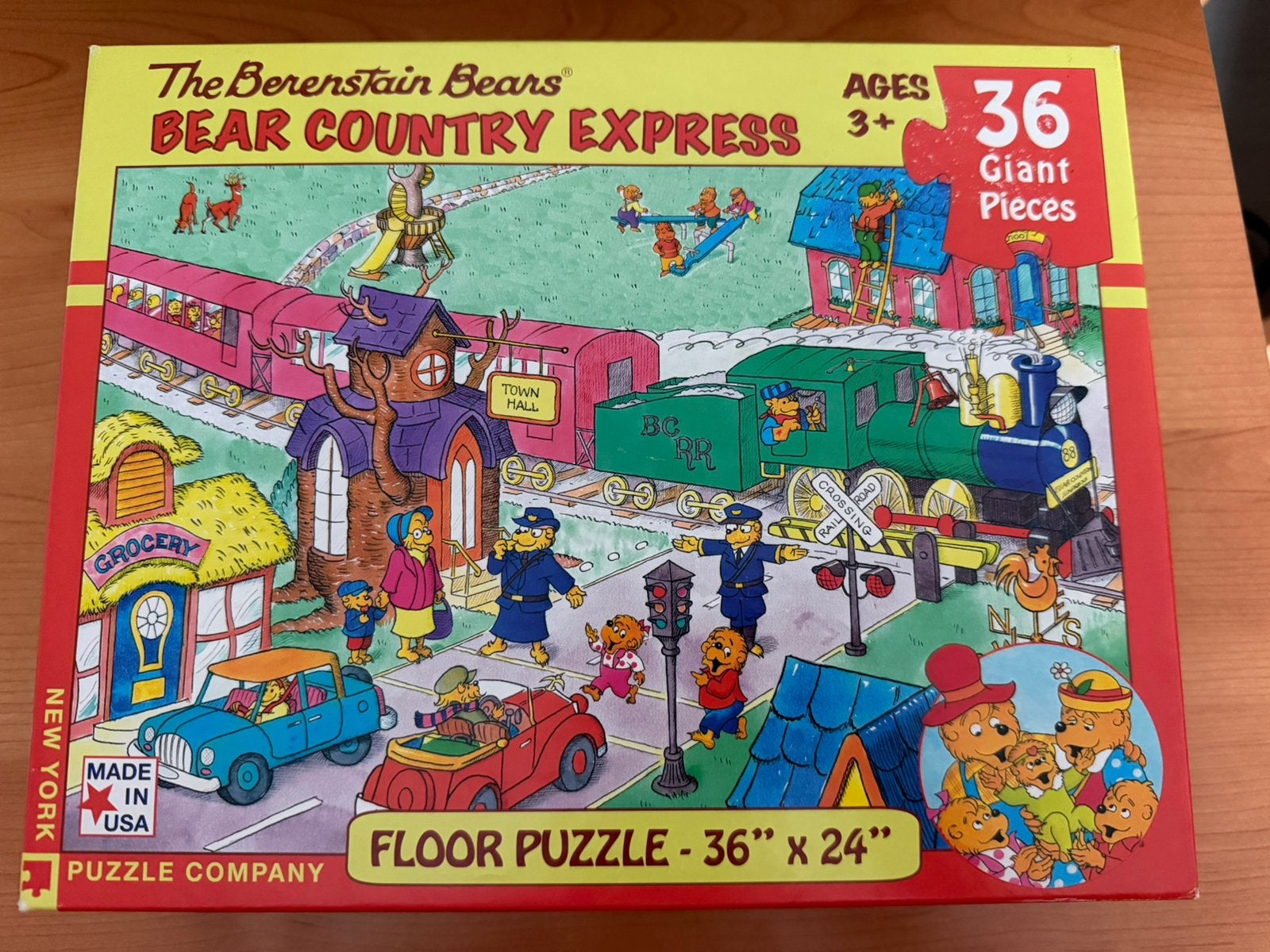 Puzzle de sol avec de grandes pièces: Bear Country Express, Enlèvement ou Envoi, Comme neuf