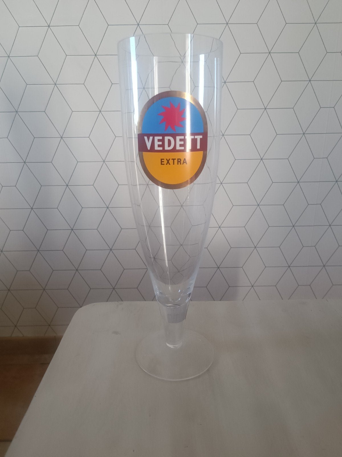 Vedett glas 3 Liter, Ophalen of Verzenden