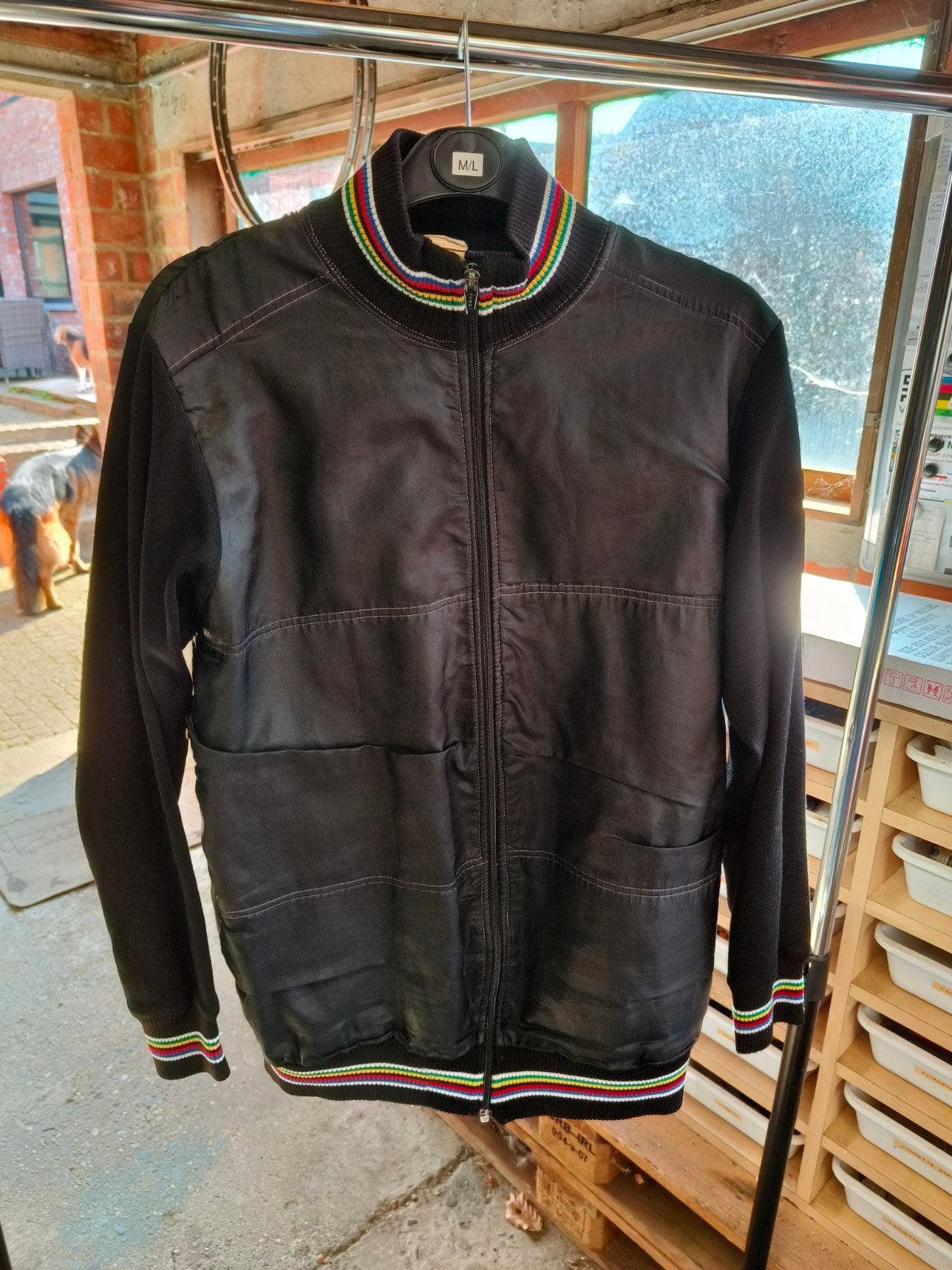 retro semi-wollen WK wielervest te koop!!, Ophalen of Verzenden