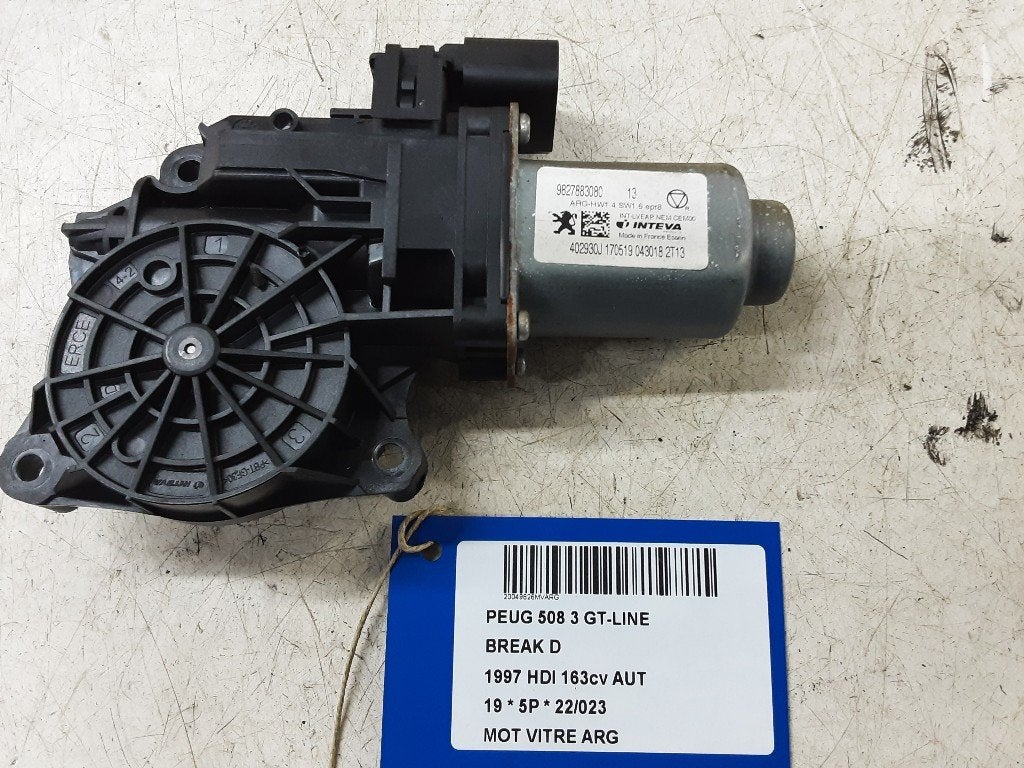 MOTEUR LEVE VITRE ELECTRIQUE ARRIÈRE GAUCHE (9827883080), Kontakt-peugeot@peugeot.com, Arrière, Utilisé, Peugeot Deutschland GmbH