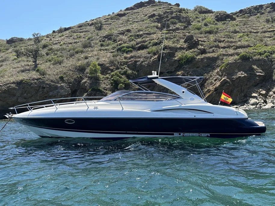 Sunseeker superhawk 34, Watersport en Boten, Motorboten en Motorjachten, Ophalen, Gebruikt, Binnenboordmotor, Diesel
