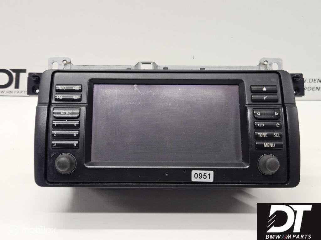 Navigatie display Minidisc 16:9 BMW 3-serie E46 65526923874, Enlèvement ou Envoi, Utilisé