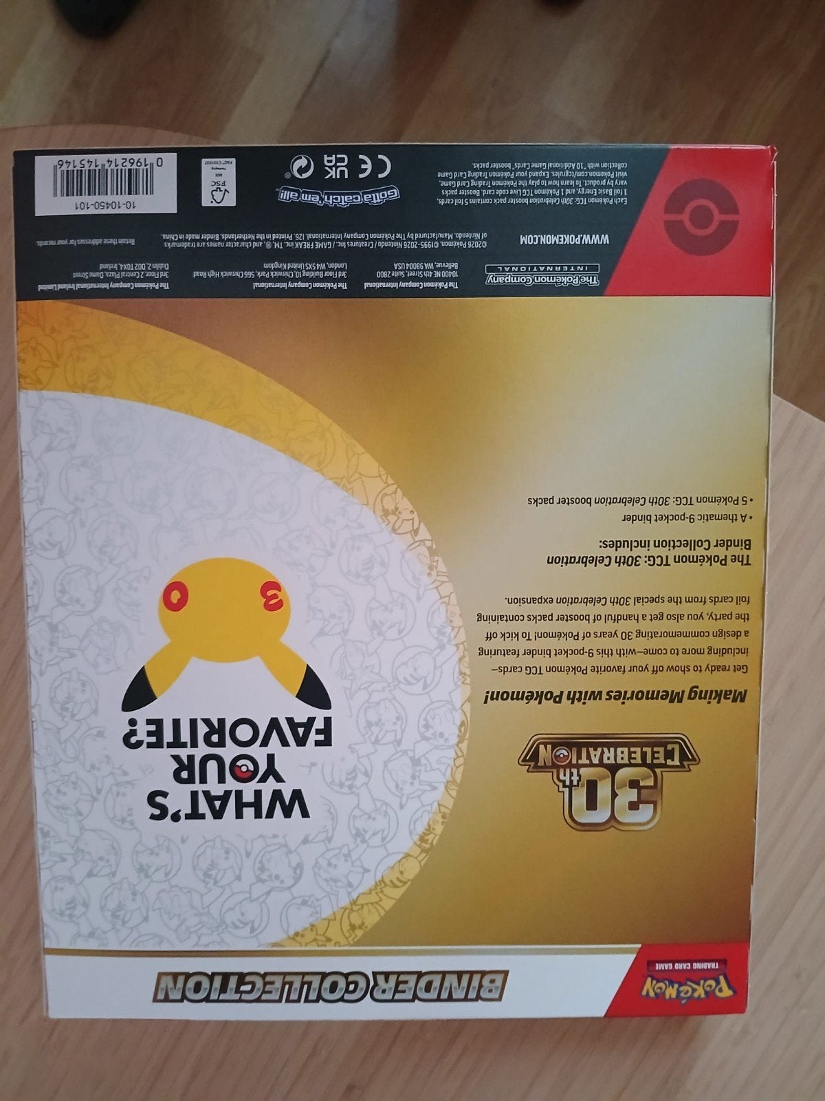 coffret POKEMON 30 ieme anniversaire en anglais, Enlèvement ou Envoi, Neuf, Booster box
