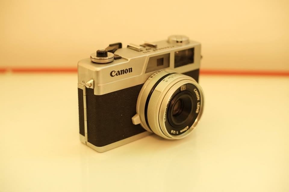 Canonet 28 - Rangefinder argentique, Audio, Tv en Foto, Fotocamera's Analoog, Ophalen, Gebruikt, Compact, Canon