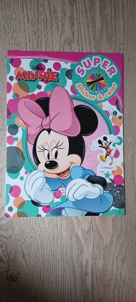 Kleurboek met stickers Minnie Mouse - Disney - NIEUW!, Ophalen of Verzenden, Mickey Mouse, Nieuw, Papier, Kaart of Schrift