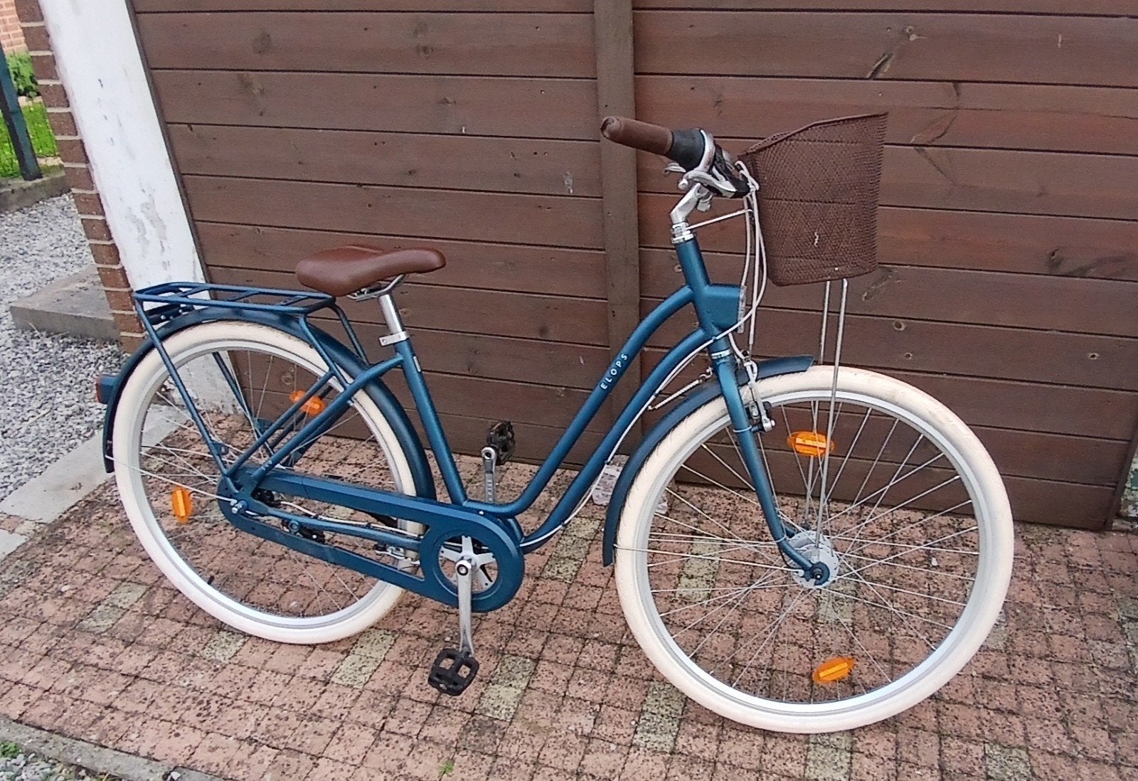 Elops 540 fiets, Fietsen en Brommers, Gebruikt, Velgrem, Versnellingen, Ophalen