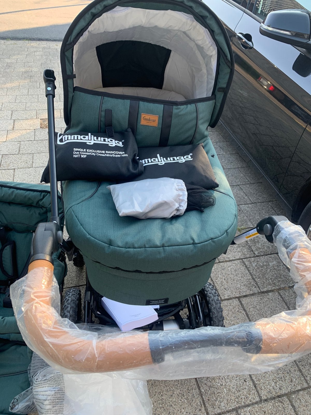 Emmaljunga kinderwagen, Ophalen of Verzenden, Kinderwagen, Overige merken, Verstelbare duwstang