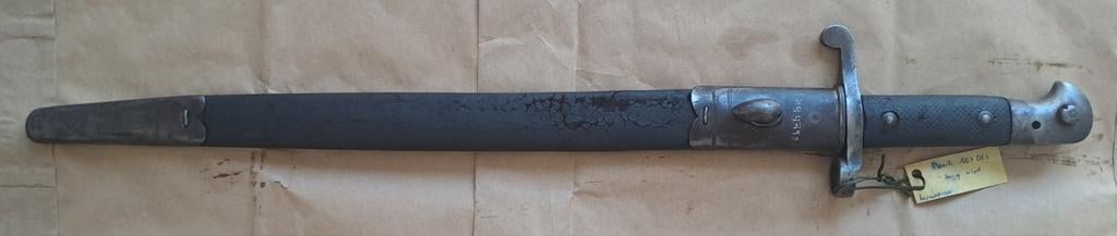 Baionnette Royaume-Uni Modèle 1887 MK3 marquage Népal, Verzamelen, Militaria | Algemeen, Ophalen of Verzenden
