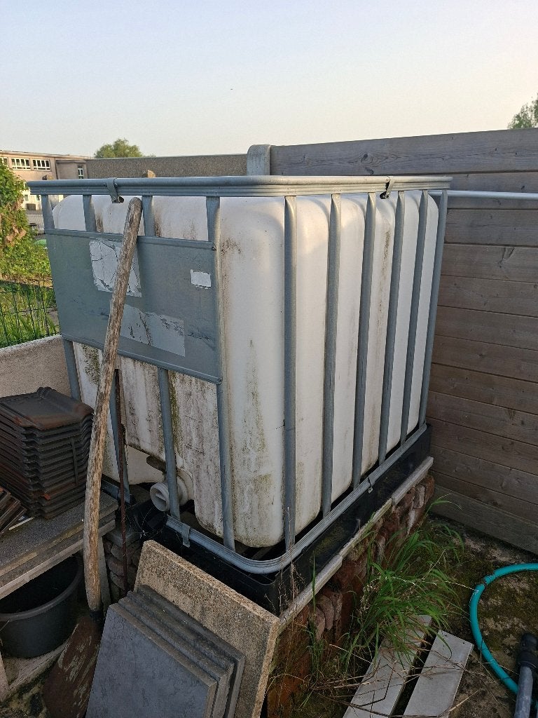 IBC container 1000L, Tuin en Terras, Regentonnen, 150 liter of meer, Ophalen, Gebruikt, Kunststof
